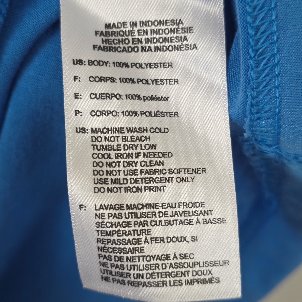 Adidas Men's Blue Short Sleeve Ultimate Tee - XL - Picture 6 of 6